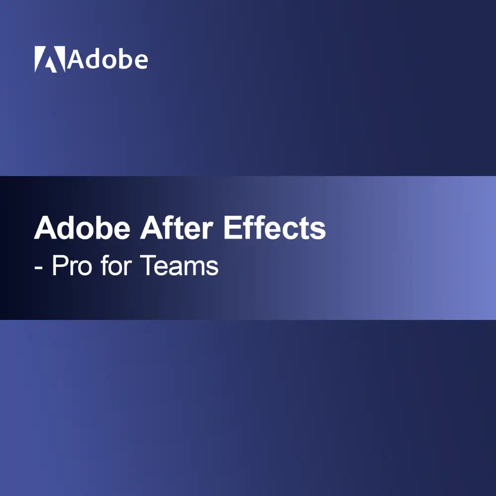 Adobe After Effects - Pro para Equipos